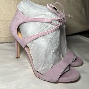 Antonio Melani Kalee Lilac Light Purple Strappy Heels 7.5